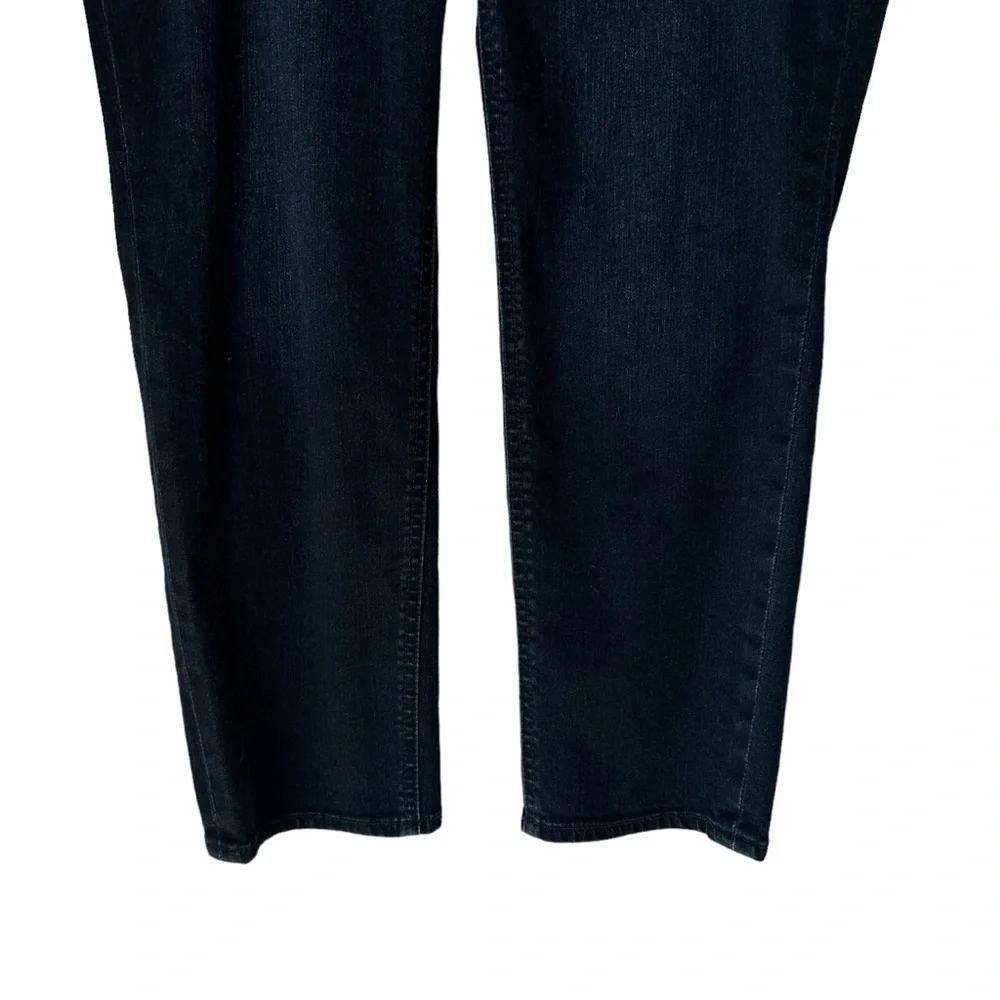 Talbots Flawless Five-Pocket Blue Denim Jeans, Slim Ankle, 12P